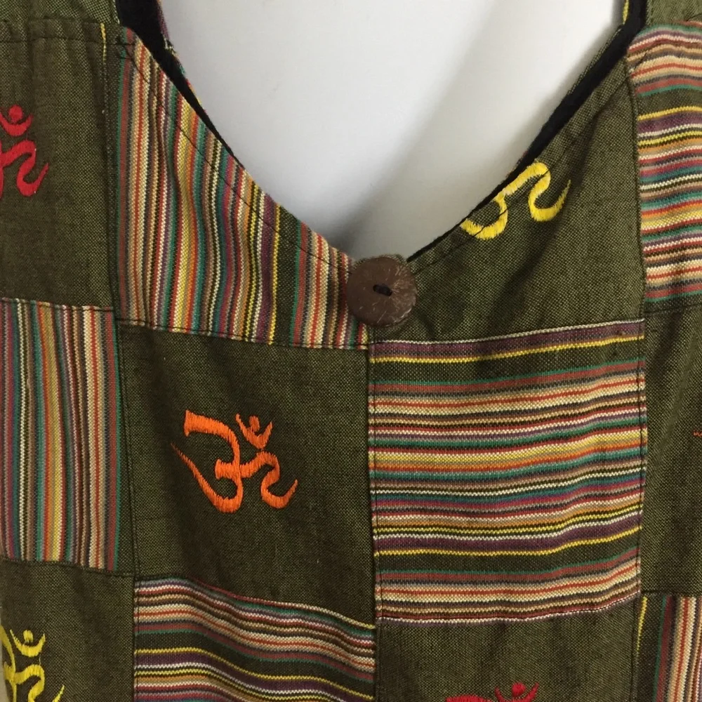 Roots of Tibet Fabric Crossbody Sling Bag